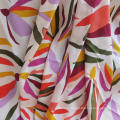 Multi Color Artificial Silk Printed Fabric